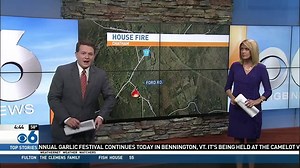 BREAKING: CBS6 FIRST ON SCENE OF HOUSE FIRE IN CHATHAM - Kari Beal spoke with the tri-village fire chief who says an elderly man was trapped in the back of the home, they expect a body recovery soon. | Julia Dunn CBS 6