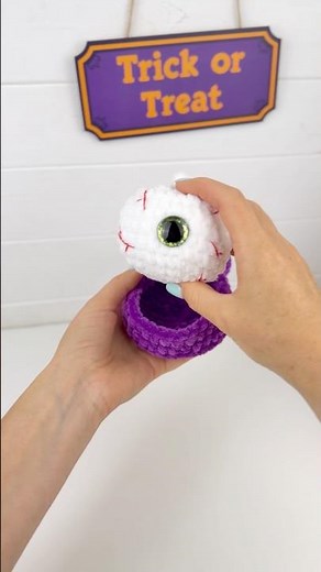 Crochet Halloween Dumplings🦇#crocheting #crochet #crochetpattern #crochetlove