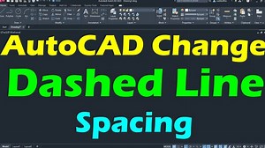 AutoCAD Change Dashed Line Spacing
