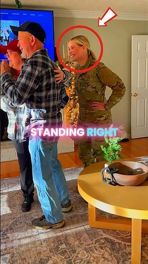 Their reaction when they finally turned around 😭❤️ #MilitaryHomecoming #Reunion #Family