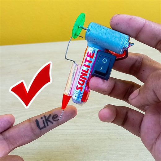 Mini Tattoo Machine with Your Own Hands | Rana Craft