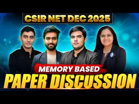 CSIR NET Physics Memory Based Question Dec 2025 | Complete Paper Discussion!