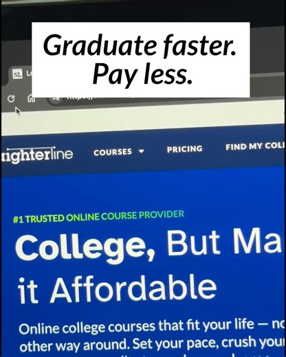 How StraighterLine works: Pick a college course, learn online at your pace, and earn credits that transfer toward your degree. Simple. Flexible. Made to fit real life. | StraighterLine