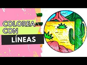 Aprende a Colorear con Líneas | Coloreando Juntos