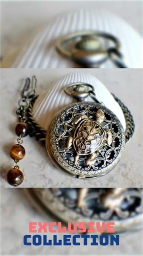 Turtle Pocket Watch Battery Operated