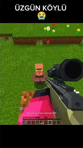 Duygu sömürüsü yapan köylü #minecraft