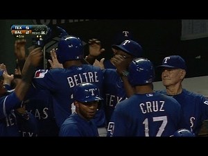 Beltre launches two homers, totals four hits