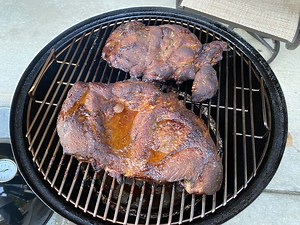 Pork Butt Split In Half - The Virtual Weber Bullet