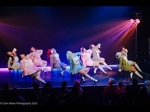 Intermediate Chairdance students perform Fancy - The Bombshell Burlesque Academy