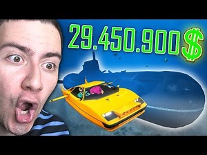 $29,450,900,00 DENİZALTI VE ARAÇ (GTA 5 ONLİNE)