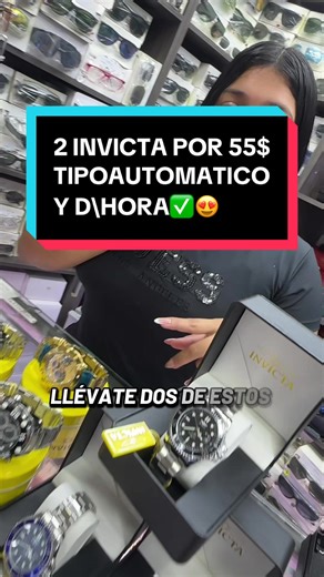 2 Reloj INVI por 55😍✅ #reloj #ecuador🇪🇨 #casio #invicta #rolex