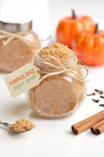 6.4K views · 88 reactions | PUMPKIN SPICE SUGAR SCRUB - so easy! Recipe Here >> https://onelittleproject.com/pumpkin-spice-sugar-scrub/ | One Little Project | Facebook