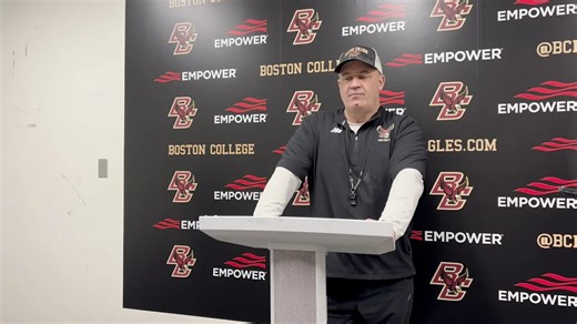 Boston College Head Coach Bill O'Brien on Play Book