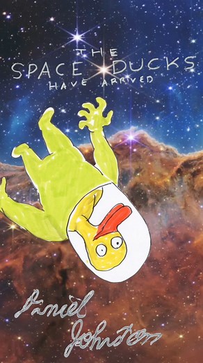 For Bandcamp Friday we are thrilled to announce our tenth installment of our “Daniel Johnston in the 21st Century Series”... Space Ducks the Soundtrack is a compilation album originally released on Eternal Yip Eye Label in 2012, with a later, longer version released on Feraltone in 2013. It was inspired by Johnston's comic Space Ducks: An Infinite Comic Book of Musical Greatness. https://danieljohnston.bandcamp.com/album/space-ducks-soundtrack-2012 | Daniel Johnston