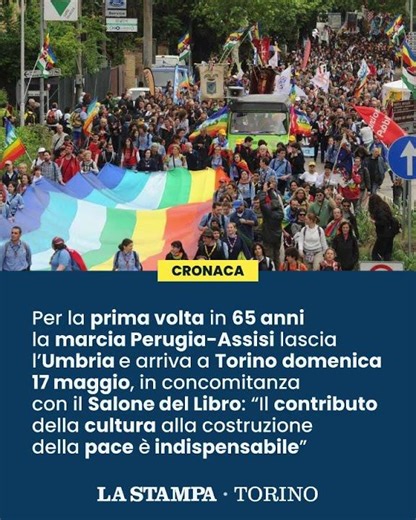La marcia della pace Perugia-Assisi si sposta a Torino: in 200mila all’ultima edizione