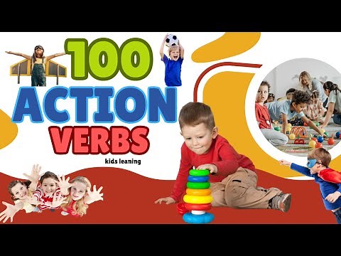 100 Action Verbs for Kids | Learn English Verbs with Fun Examples & Animation! 🏃🧼🎨