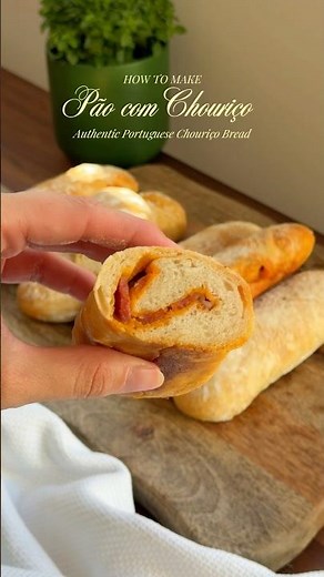 How to Make Pão com Chouriço - Authentic Portuguese Chouriço Bread 🥖✨🇵🇹