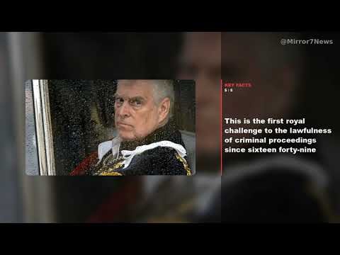 Former Prince Andrew Launches Legal Action Challenging Police Raids