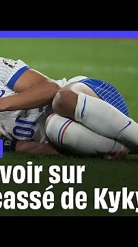 Euro 2024 : Les images du nez cassé de Kylian Mbappé et tout savoir sur la suite