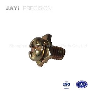 [Hot Item] Phillips Slotted Combo Head Machine Screw Assemblies (SEMs) with Square Washer for Relay Terminal