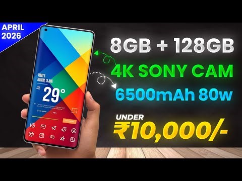 Top 5 Best 5G Phones Under ₹10,000 in April 2026 📱⚡ Budget 5G Kings!