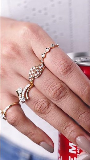 Shiny, stackable, and stealing hearts — our latest gold rings are here! ❤️ | GIVA Jewellery