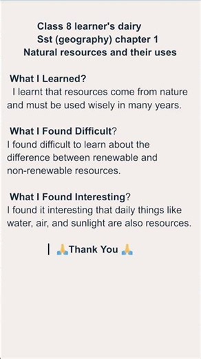 Class 8 learner's dairy new syllabus Geography(sst) chapter 1#teaching_with_me teaching_with_me