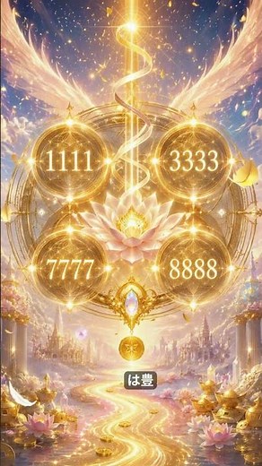 金運エンジェルナンバー4桁まとめ #エンジェルナンバー #運気アップ #数字の意味