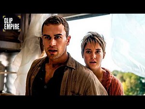 Tris and Four Trapped on the Train (Full Scene) | Insurgent