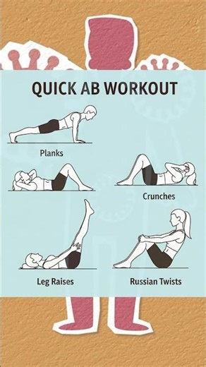 Quick Ab Workout ⚡ 5 Moves for a Stronger Core