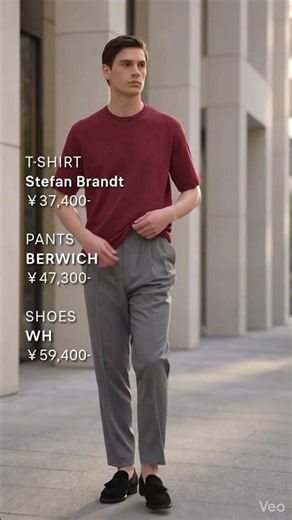 １枚でその存在感を発揮するStefan Brandt(シュテファン ブラント)のスウェットライクＴシャツ
