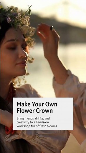 Craft Beautiful DIY Flower Crowns Together