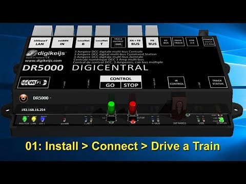 Digikeijs DR5000 01 Install, Connect, Drive a Train