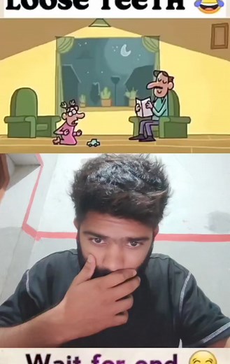 Loose Tooth 🦷 #2024readingchallenge #2024trends #comedy #2024challenge #memes #roast #witty #trollface #cringe #humor Vasanth Lucky | Isha Bhatia