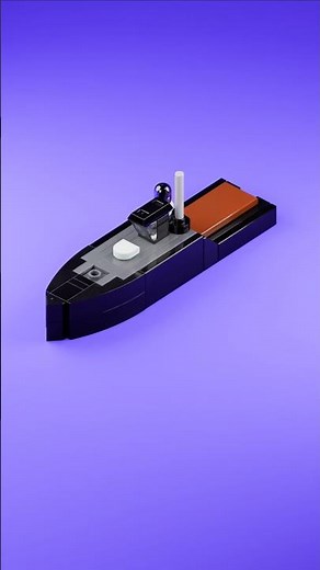 LEGO XV Patrick Blackett Warship MOC ⚓️ Mini Bricks Navy Build