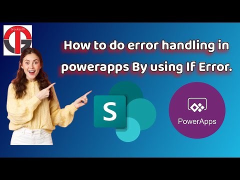 How to do Error Handling in power apps by using If Error Function.