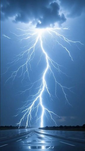 Loud Thunder 🌩️ | Heavy Storm Nature Sounds for Relaxation #shorts