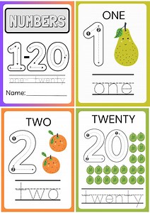 Numbers 1-20 Tracing Worksheet | Preschool & Kindergarten Math Printable | Number Writing Practice PDF - Etsy Canada