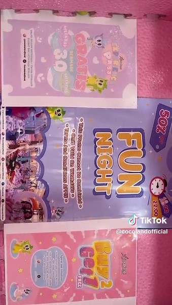 Promo di COCOLAND gak ada habisnya! 🎁 Main hemat, happy maksimal! 🤩 Cek semua promonya sekarang dan buruan ke COCOLAND sebelum kehabisan 💥 #Cocoland #PromoCocoland #PlayLearnFun