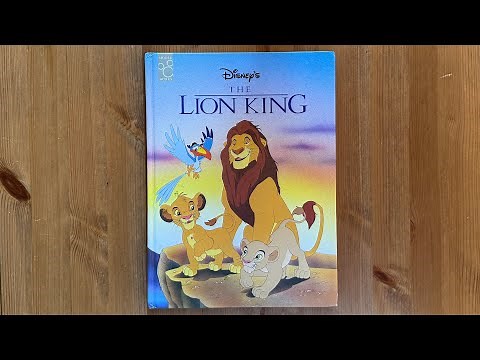 Ash reads Walt Disney's The Lion King by Don Ferguson