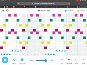 Chrome Music Lab- Song Maker- Stranger Things Theme Song