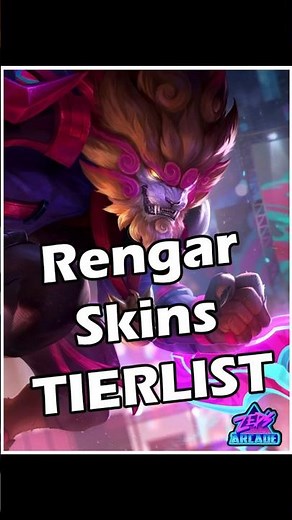 Rengar Skins Tier List #leagueoflegends #rengar #tierlist