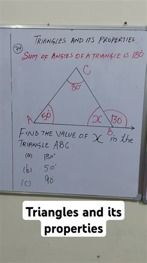 Maths74 Triangles and its Properties