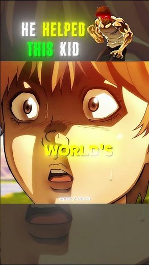 Baki Hanma Helped This Kid ❤️ #baki #animefight #bakihanma #animeshorts #shorts