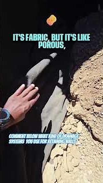 Mira Drainage System Explained | How To Install Mira Drainage System | What Fabric To Use, Etc 💯🫡