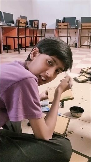 Crafting card board keyboard for Shana International School