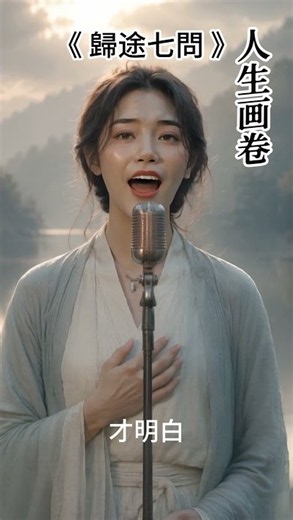 《人生畫卷｜歸途七問》Shorts 03.1｜七苦，是看懂人生｜七問，是看見自己｜不等人生落幕才明白｜#人生畫卷 #歸途七問#東方寫意 #Shorts