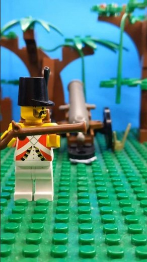 Lego Napoleonic Wars Test Animation Battle (Lego Stop Motion Battle of Waterloo) #lego #animation