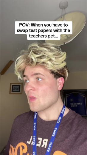 POV: When you have to swap test papers with the teachers pet…