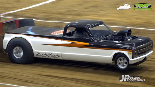 TNT Truck Pulling 2026: Super Modified 2wd Trucks pulling at the Kentucky Invitational Pull - Friday - BangShift.com